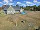 An aerial view of the home's backyard with a pool, shed and patio at 3798 Red Doc Rd, Lancaster, SC 29720