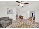Spacious bonus room with hardwood floors, comfortable seating, and a relaxed atmosphere at 3798 Red Doc Rd, Lancaster, SC 29720