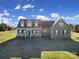 Exterior elevation of a well-maintained home featuring traditional architecture, lush lawn, and beautiful windows at 3798 Red Doc Rd, Lancaster, SC 29720