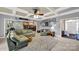 Open concept living area showcasing living room transitioning to kitchen with a dining area at 3798 Red Doc Rd, Lancaster, SC 29720
