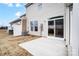 Private backyard with patio and sliding door access at 4153 Black Ct # 173, Harrisburg, NC 28075