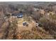 Wide aerial view of property and surrounding area at 10310 Stokes Ferry Rd, Gold Hill, NC 28071