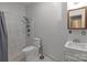 Updated bathroom with a stand-up shower and vanity at 10310 Stokes Ferry Rd, Gold Hill, NC 28071