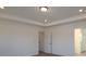 The bedroom has white trim, neutral walls, and recessed lights at 2612 Clipper Nw Ct, Concord, NC 28027