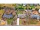 Aerial view showcasing home's location and yard space at 663 14Th Nw Ave, Hickory, NC 28601