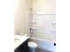 Simple bathroom featuring a tub-shower and vanity with solid-surface countertops at 148 Dabbling Duck Cir, Mooresville, NC 28117