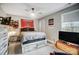 Bedroom with ceiling fan, window, and decor at 2315 Smith Harbour Dr, Denver, NC 28037