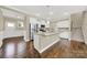 Modern kitchen with stainless steel appliances and granite countertops at 2471 Palmdale Walk Dr # 107, Fort Mill, SC 29708