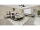 Main bedroom with plush carpet and sitting area at 2471 Palmdale Walk Dr # 107, Fort Mill, SC 29708