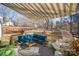 Relaxing deck with seating area, providing a backyard view at 10221 Hanging Moss Trl, Charlotte, NC 28227