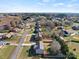 Aerial shot showcasing the neighborhood's layout and proximity to green spaces at 2505 Ashford Dr, Newton, NC 28658