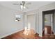 Bedroom with hardwood floors, a closet and a window at 2505 Ashford Dr, Newton, NC 28658