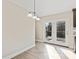 Dining area with sliding glass doors with backyard view at 2505 Ashford Dr, Newton, NC 28658