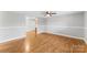 Hardwood floors and ceiling fan in living room at 4264 C & B Farm Rd, Conover, NC 28613