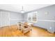 Dining area with hardwood floors and simple decor at 7006 Penndale Dr, Shelby, NC 28152