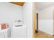 Convenient laundry room with washer and dryer hookups at 7006 Penndale Dr, Shelby, NC 28152