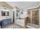 Elegant bathroom with soaking tub and walk-in shower at 1811 Robbins Meadows Dr, Waxhaw, NC 28173