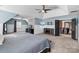 Spacious bedroom with ceiling fan and carpeting at 1811 Robbins Meadows Dr, Waxhaw, NC 28173