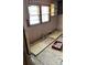 Kitchen undergoing renovation with new flooring at 111 James Love School Rd, Shelby, NC 28152