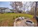 Cozy firepit and patio area in backyard, perfect for outdoor entertaining at 1345 Shimmer Light Cir, Rock Hill, SC 29732