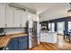 Modern kitchen with island and stainless steel appliances at 1345 Shimmer Light Cir, Rock Hill, SC 29732