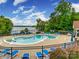 Inviting community pool with lounge chairs at 1345 Shimmer Light Cir, Rock Hill, SC 29732