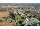 Aerial view of a house and surrounding community at 1490 Kensington Park Ct, Hickory, NC 28602