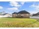 Large backyard with grassy area and deck at 1490 Kensington Park Ct, Hickory, NC 28602