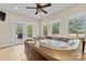 Indoor hot tub with access to a deck at 1490 Kensington Park Ct, Hickory, NC 28602