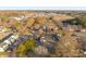 Wide aerial view showing the house and neighborhood at 304 Gold Hill Ave, Rockwell, NC 28138