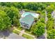 Community clubhouse with green roof and porch at 5734 Morris Hunt Dr, Fort Mill, SC 29708