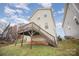 Elevated wooden deck attached to back of house at 119 Lookout Point Pl, Mooresville, NC 28115