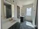 Stylish bathroom with double vanity, and decorative mirrors at 7392 Deer Hollow Rd # 27, Sherrills Ford, NC 28673