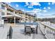 Spacious deck area with outdoor seating and a view of the building at 7831 Spinnaker Bay Dr # 314, Sherrills Ford, NC 28673