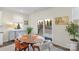 Bright dining area with sliding glass doors leading to the backyard at 16042 River Tree Ln, Charlotte, NC 28278