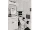 Chic bathroom with modern fixtures, black and white tile, and stylish decor at 1215 Coppergate Dr, Salisbury, NC 28147
