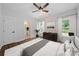 Charming bedroom with private bathroom and hardwood floors at 1215 Coppergate Dr, Salisbury, NC 28147