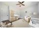 Bright Bedroom with modern furnishings and decor, offering a serene space for a baby at 1215 Coppergate Dr, Salisbury, NC 28147