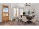Elegant dining room with hardwood floors and natural light at 1215 Coppergate Dr, Salisbury, NC 28147