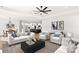Open living space showcasing kitchen and living area at 1215 Coppergate Dr, Salisbury, NC 28147