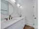 Modern bathroom with double vanity and updated fixtures at 1330 Mulberry Ave, Charlotte, NC 28216