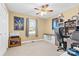 Home office with built-in desk and window at 135 Rumple Hill Dr, Statesville, NC 28677