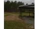 Covered carport with a gravel area and open field view at 158 White Rd, Wadesboro, NC 28170