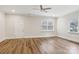 Spacious living room with hardwood floors and neutral walls at 309 S Ransom St, Gastonia, NC 28052