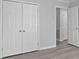 Large closet with double doors that opens into a hallway and bedroom space featuring neutral decor at 440 Providence Rd, Lancaster, SC 29720