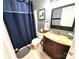 Clean bathroom with a vanity, toilet, and shower at 901 Huntington Hills Dr, Lincolnton, NC 28092