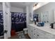 Double vanity bathroom with shower and toilet at 112 Canina Ln, Indian Trail, NC 28079