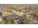 Aerial image showcasing a house's location in a residential area at 116 E Maryland Ave, Bessemer City, NC 28016