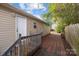 Small backyard with patio and shed at 116 E Maryland Ave, Bessemer City, NC 28016