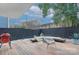 Relaxing backyard patio with fire pit and comfortable seating at 1220 Lomax Ave, Charlotte, NC 28211